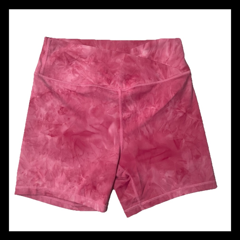 Ethos Tie-dye Athletic Shorts L Athleisure Sport Pilates Loungewear Gym Yoga